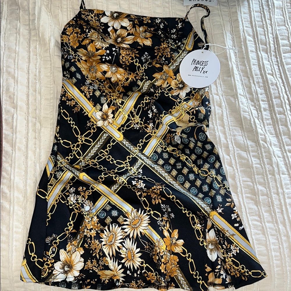 Floral Chain Print Dress